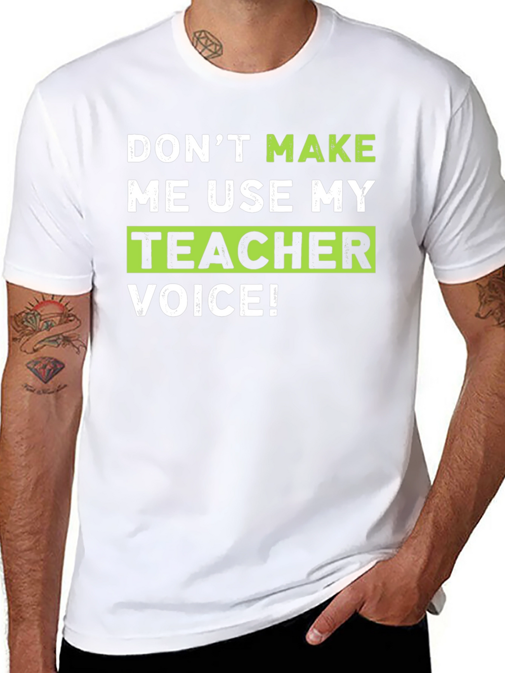 Teacher Voice T-Shirt Funny Gift Idea