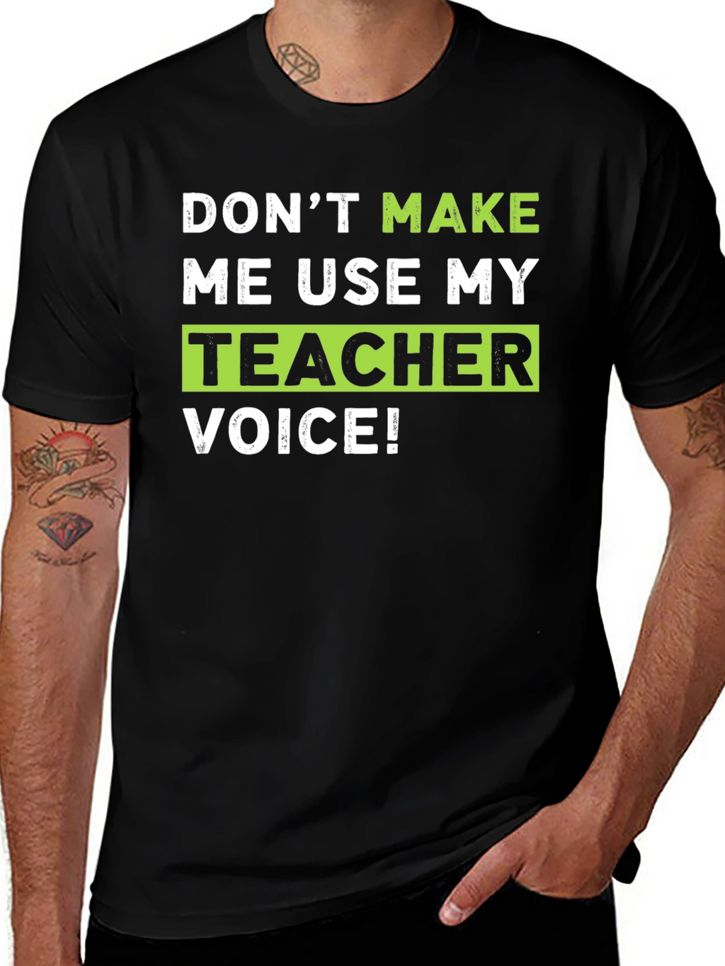 Teacher Voice T-Shirt Funny Gift Idea