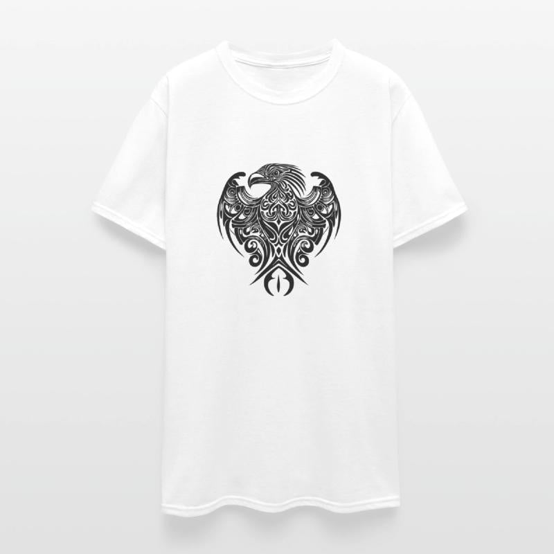 Adler Tribal Logo Elegant Tattoo Style