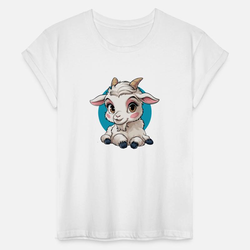 Adorable Baby Goat Illustration Art
