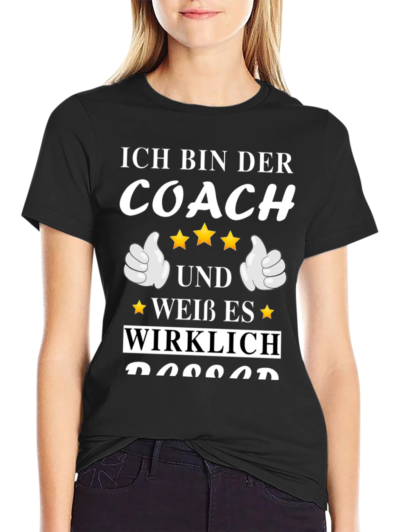 Ich Bin Der Coach T-Shirt - Funny German Coach Tee