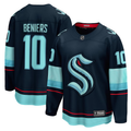 Men's Seattle Kraken Matty Beniers #10 Deep Sea Blue Premier Breakaway Player Jerseys
