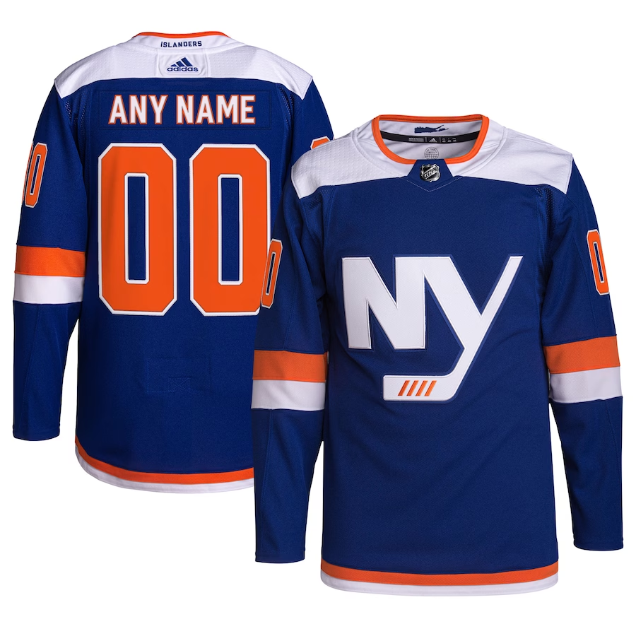 Men's New York Islanders Royal Alternate Pro Primegreen Custom Jerseys