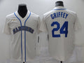 Men's Seattle Mariners Ken Griffey Jr. #24 Beige Authentic Baseball Jerseys
