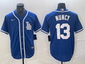 Men's Los Angeles Dodgers Max Muncy #13 Blue Limited Player Jerseys