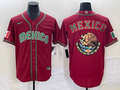 Men's 2023 World Baseball Classic Mexico Red Replica Baseball Jerseys