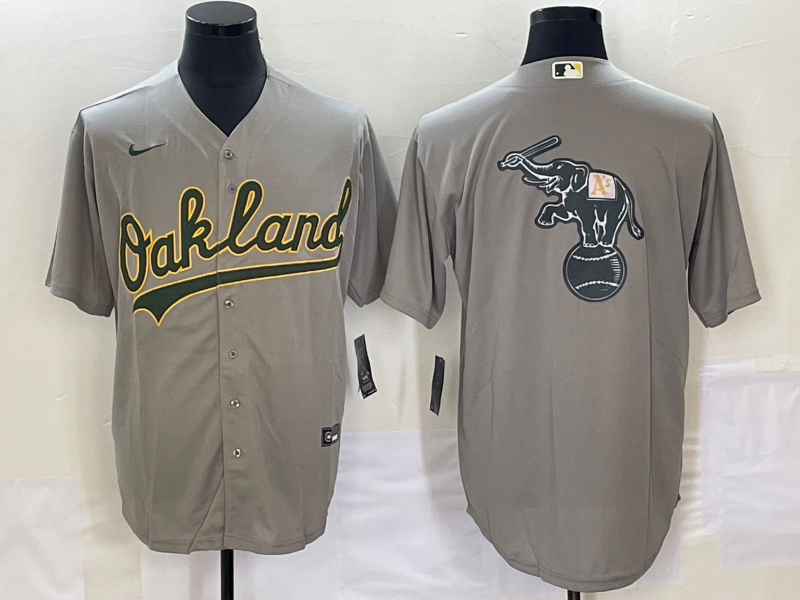 Men's Oakland Athletics Gray Replica Game Jerseys