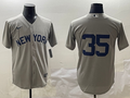 Men's New York Yankees Cody Bellinger #35 Gray Replica Player Jerseys