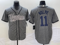 Men's New York Yankees Anthony Volpe #11 Gray Game Jerseys Joint Edition