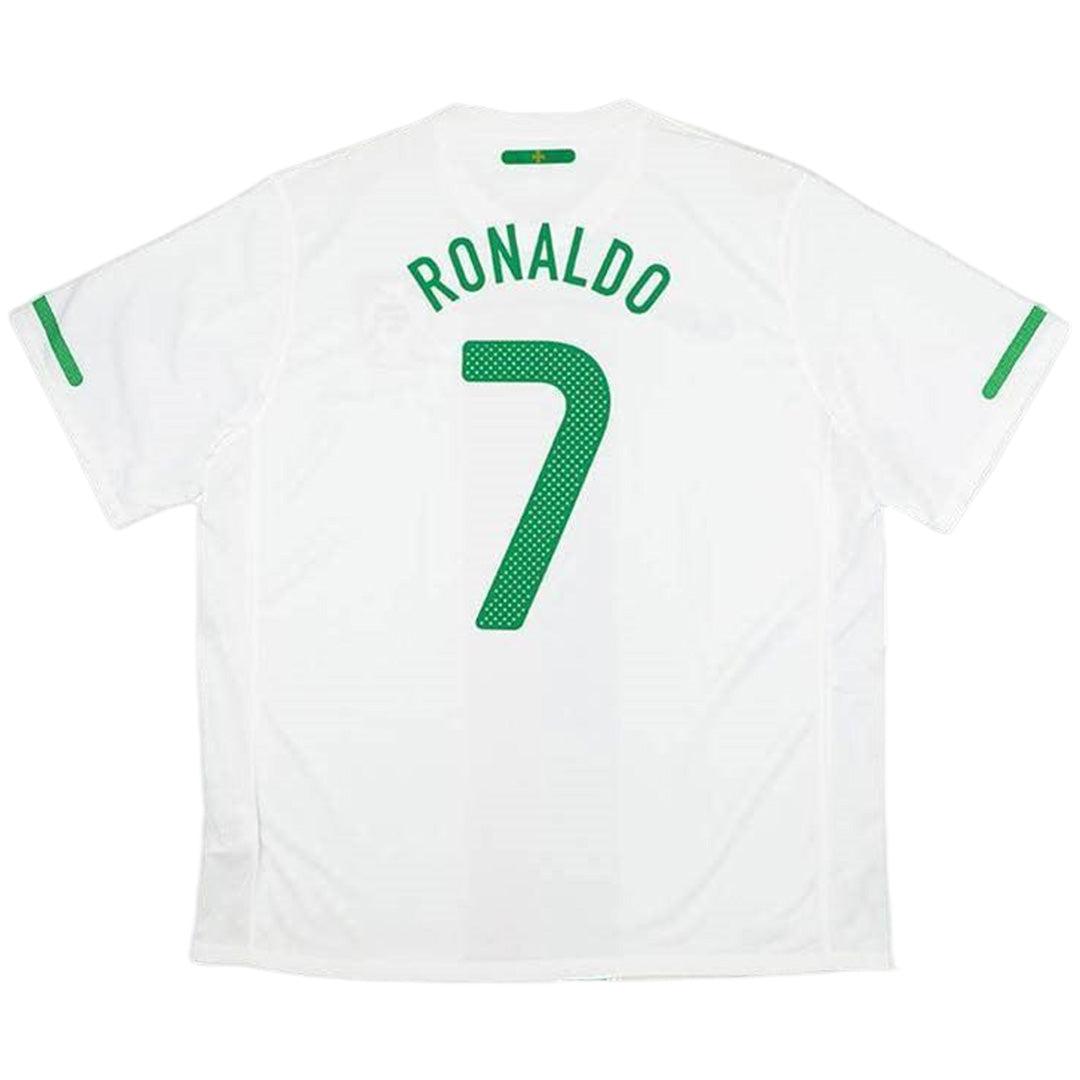 RONALDO #7 Retro Portugal Away Jersey World Cup 2010 Front