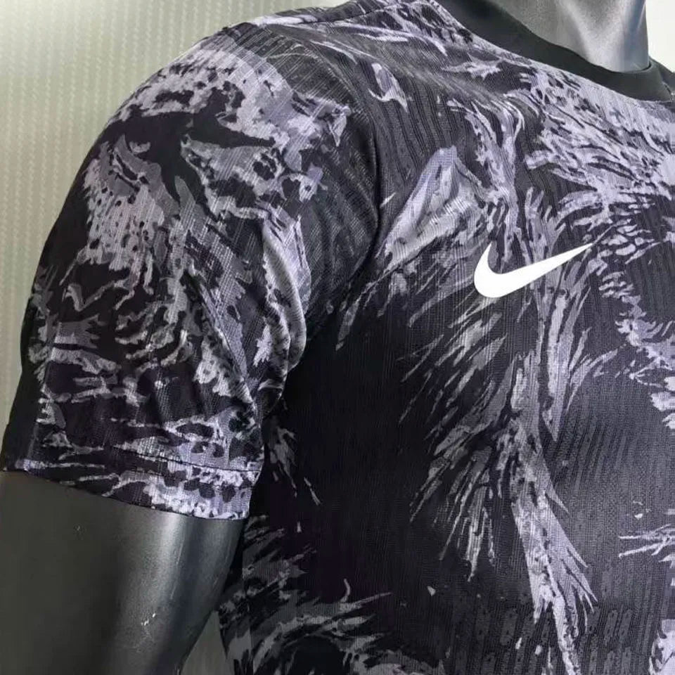 2026 England Special Edition Black Player Version Soccer Jersey Detail 3
