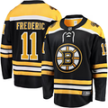 Men's Boston Bruins Trent Frederic #11 Black Replica Player Jerseys