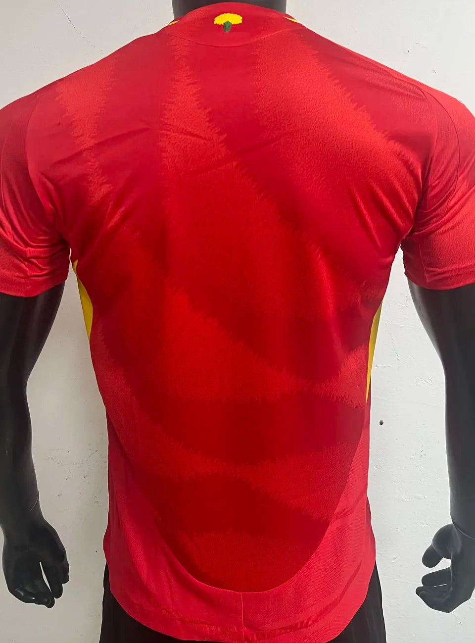 2024/25 Spain Home Red Player Version Soccer Jersey Back