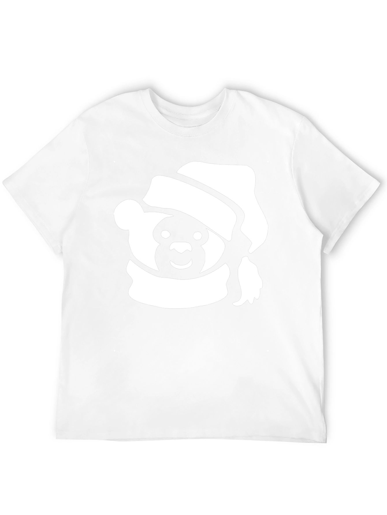Festive Holiday Bear T-Shirt - Black