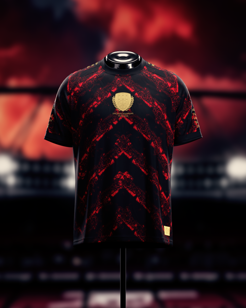 AFC 2026 English Champions Jersey - Black - Pre-Order (Late August)