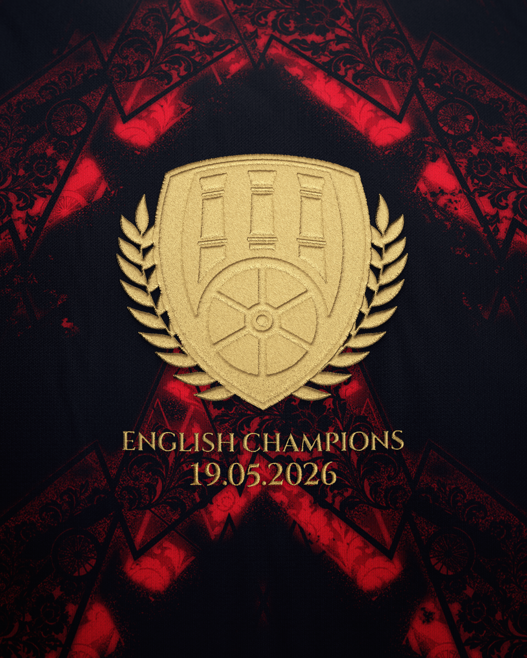 AFC 2026 English Champions Jersey - Black - Pre-Order (Late August)