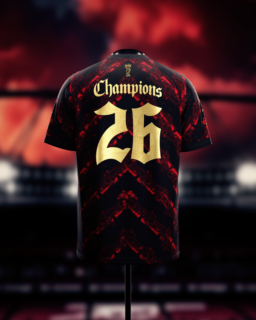 AFC 2026 English Champions Jersey - Black - Pre-Order (Late August)