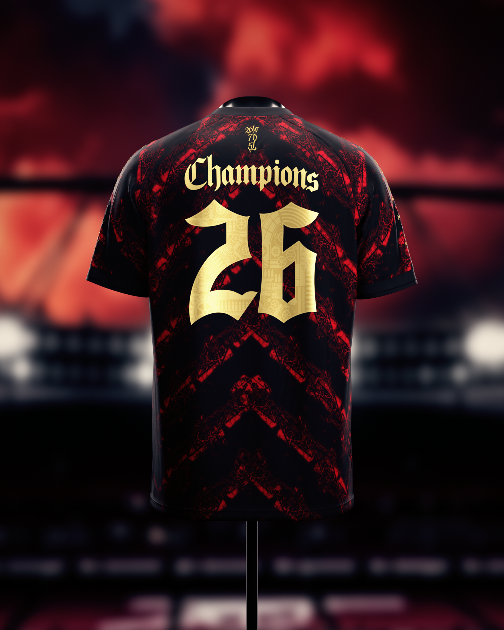 AFC 2026 English Champions Jersey - Black - Pre-Order (Late August)