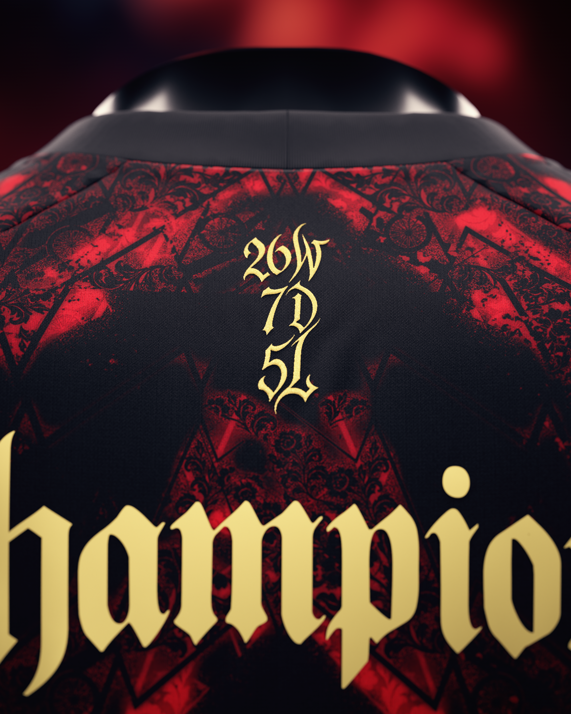 AFC 2026 English Champions Jersey - Black - Pre-Order (Late August)
