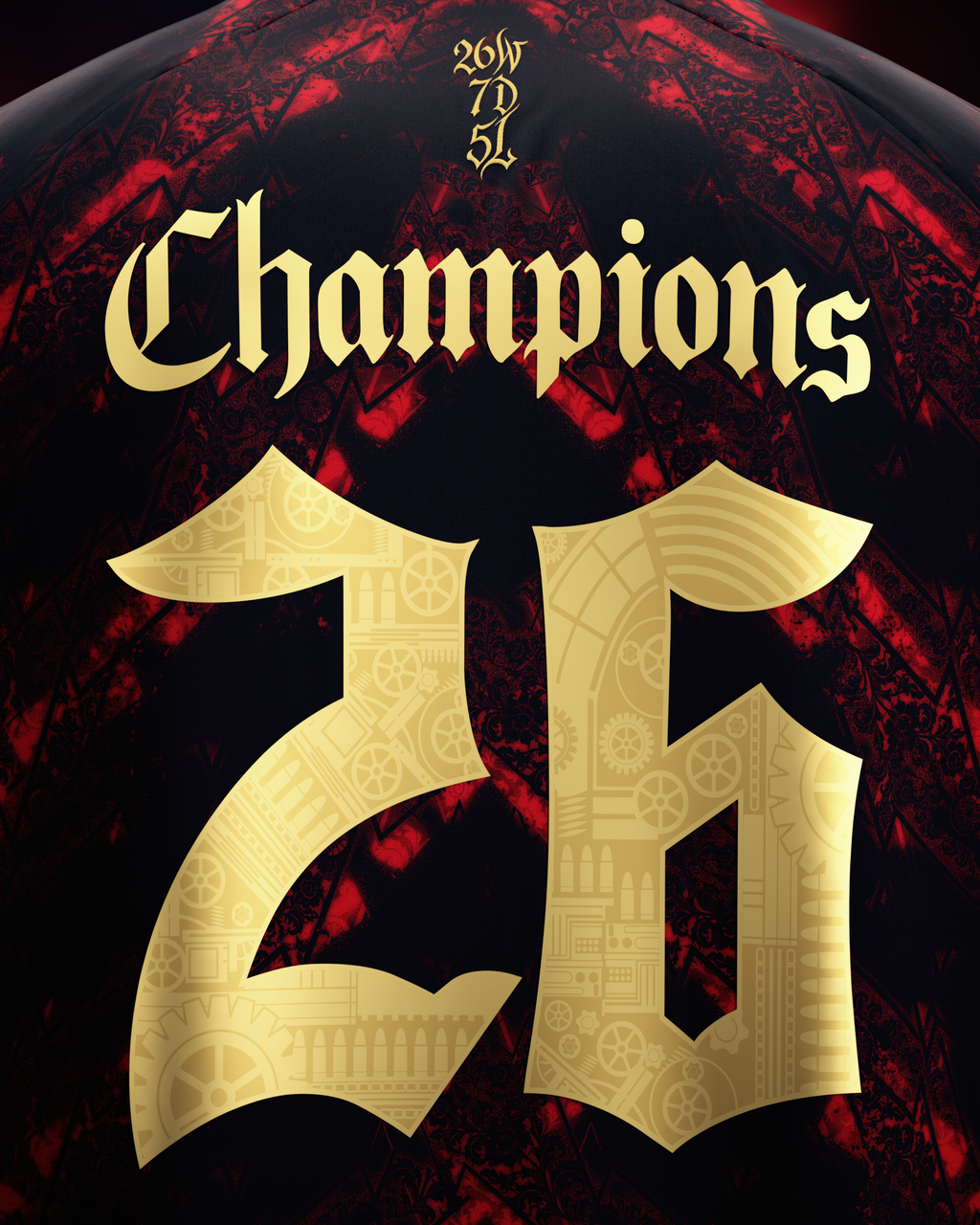 AFC 2026 English Champions Jersey - Black - Pre-Order (Late August)