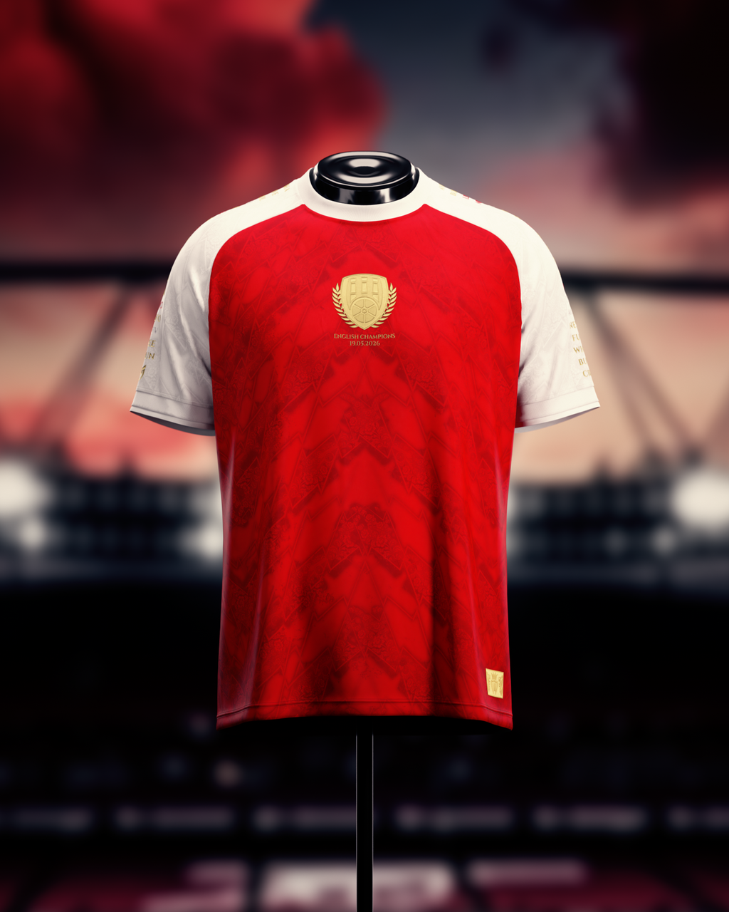 AFC 2026 English Champions Jersey - Red - Pre-Order (Late August)