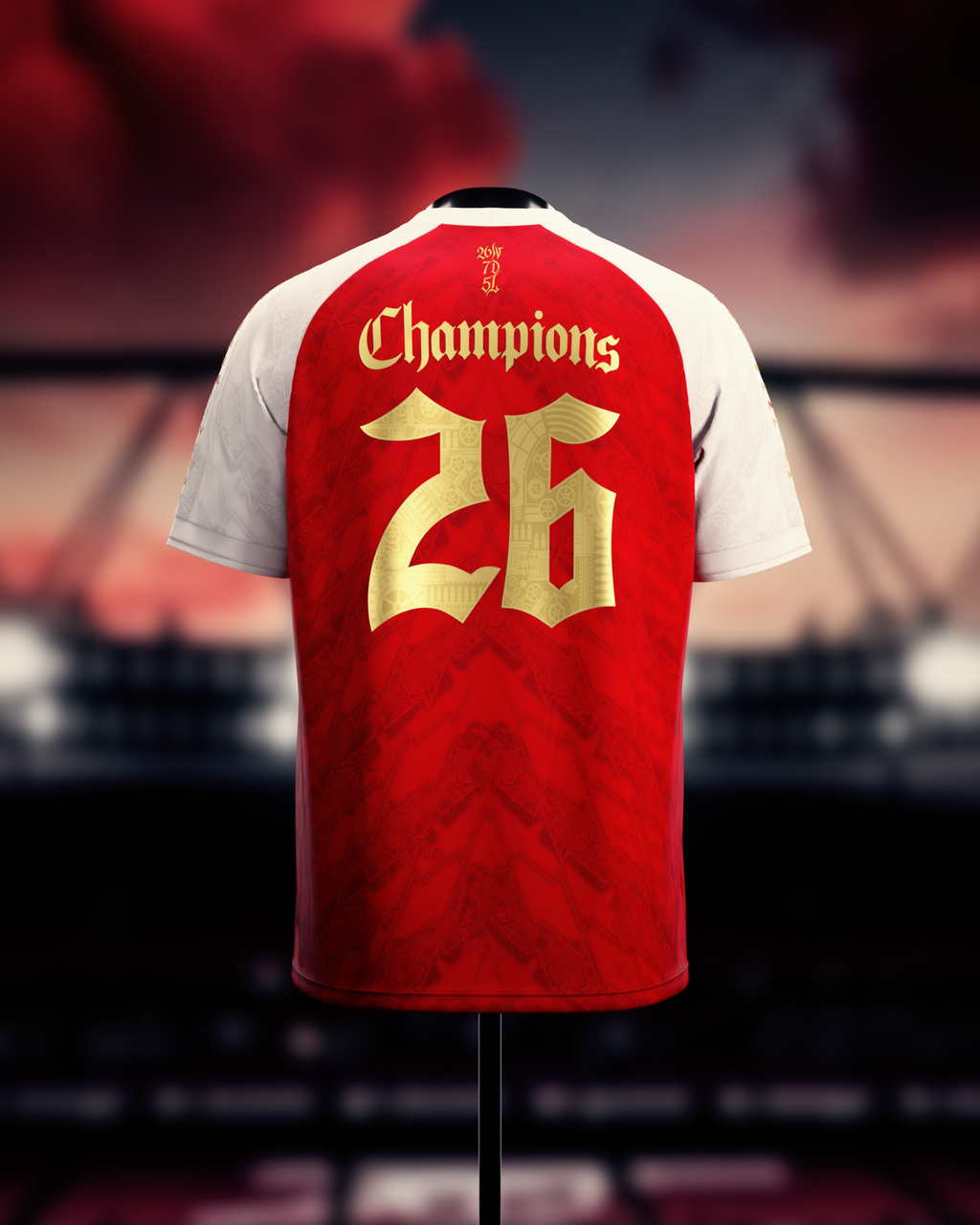 AFC 2026 English Champions Jersey - Red - Pre-Order (Late August)