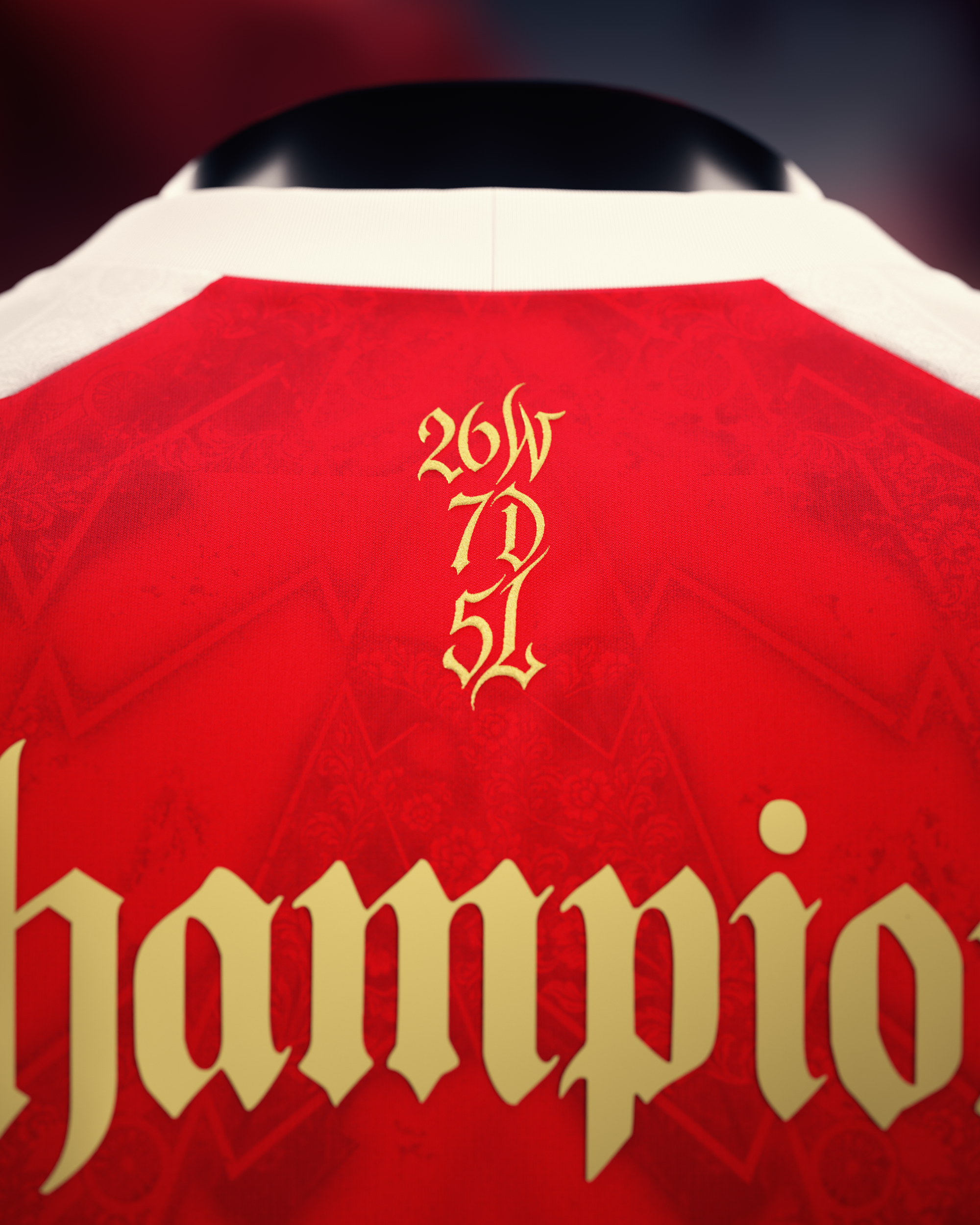 AFC 2026 English Champions Jersey - Red - Pre-Order (Late August)