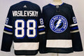 Men's Tampa Bay Lightning Andrei Vasilevskiy #88 Blue Game Jerseys