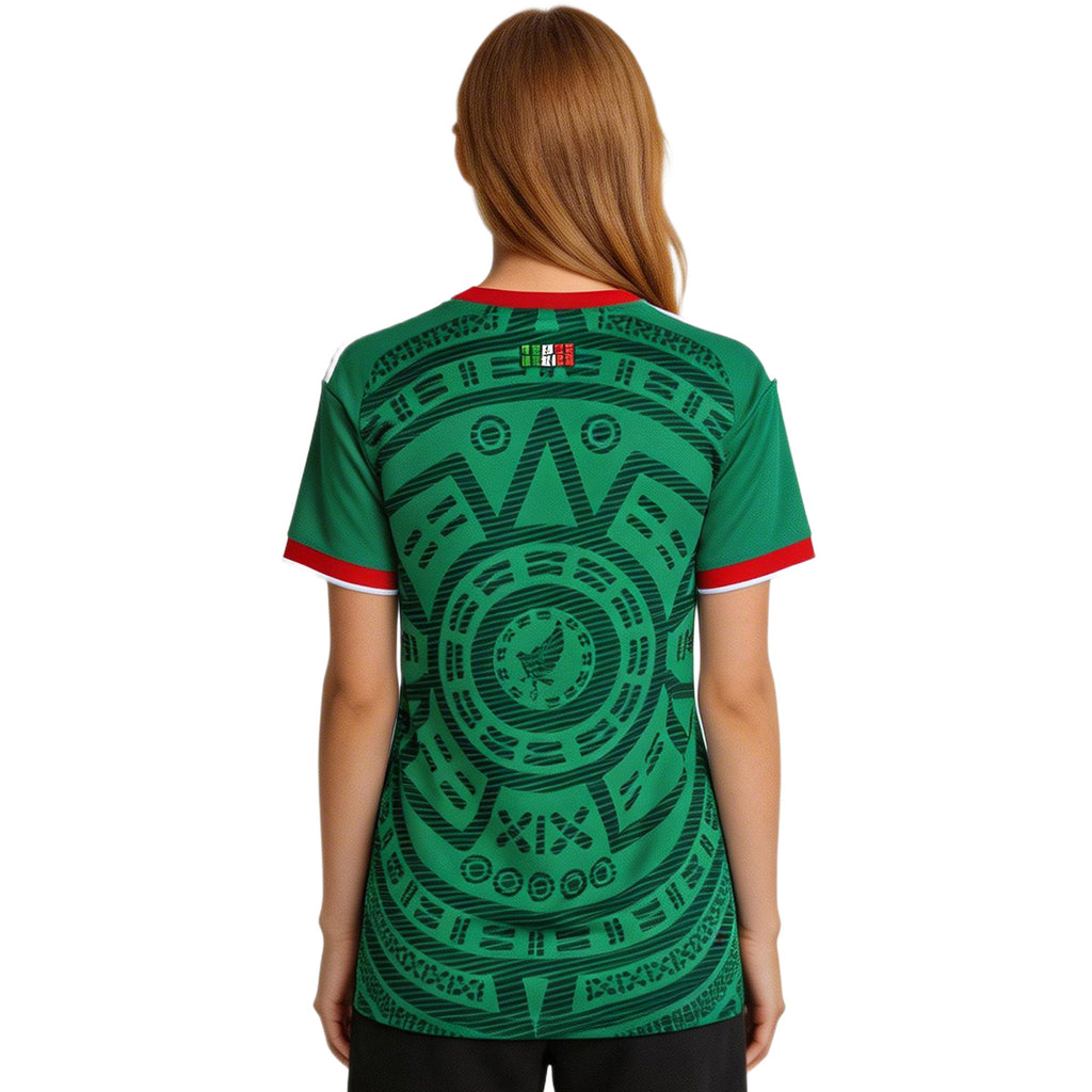 Women's Mexico Home Jersey World Cup 2026 Back