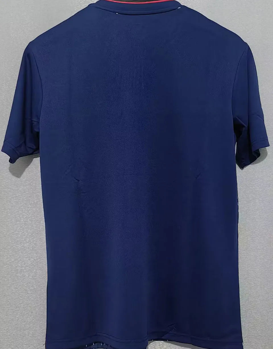 2018 Japan Home Blue Retro Soccer Jersey Back