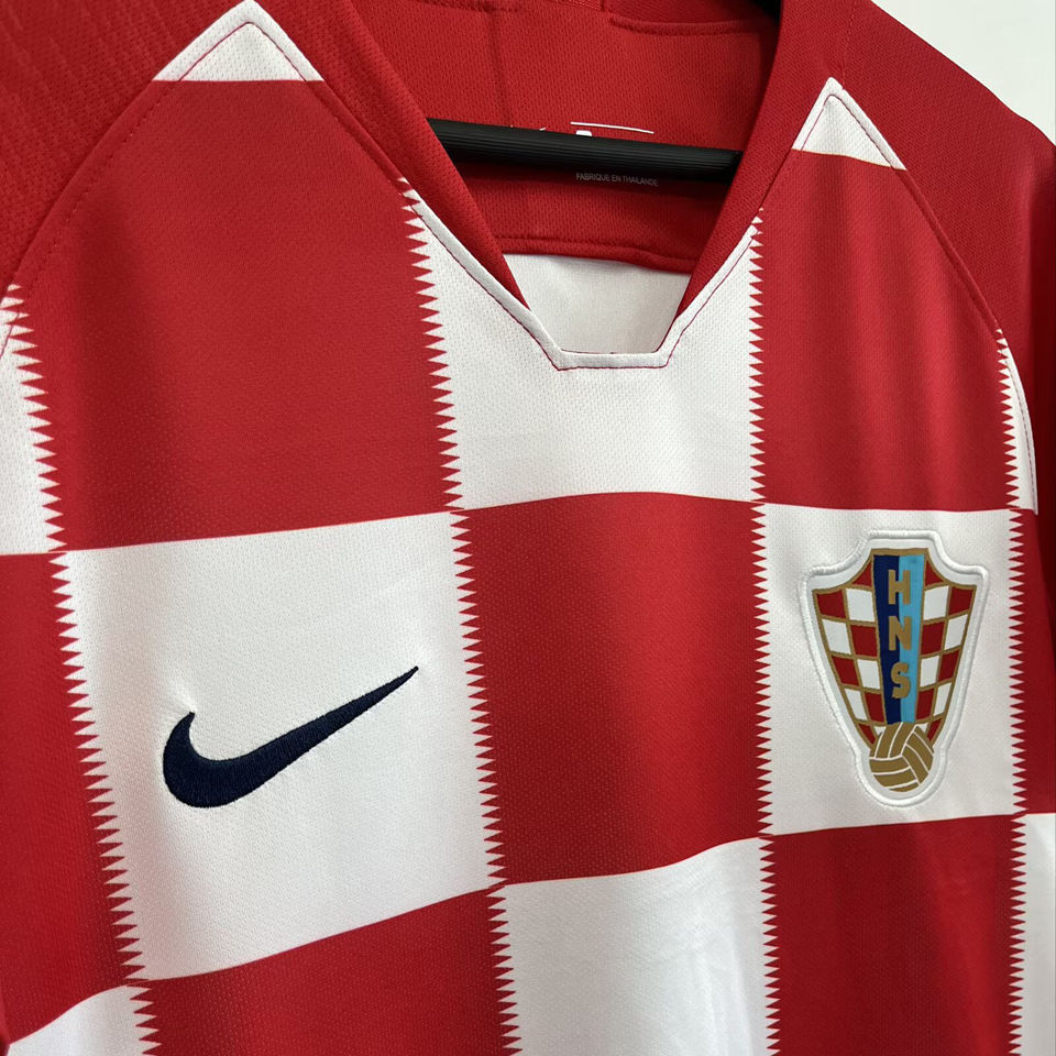 2018 Croatia Home Red White Retro Soccer Jersey Item NO.: 2146346 Detail 2