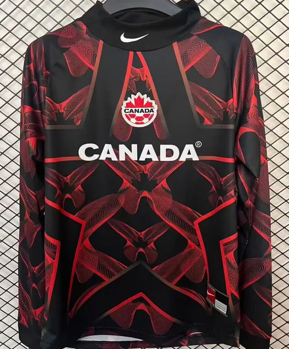 2026/27 Canada Goalkeeper Long Sleeve Soccer Jersey Front