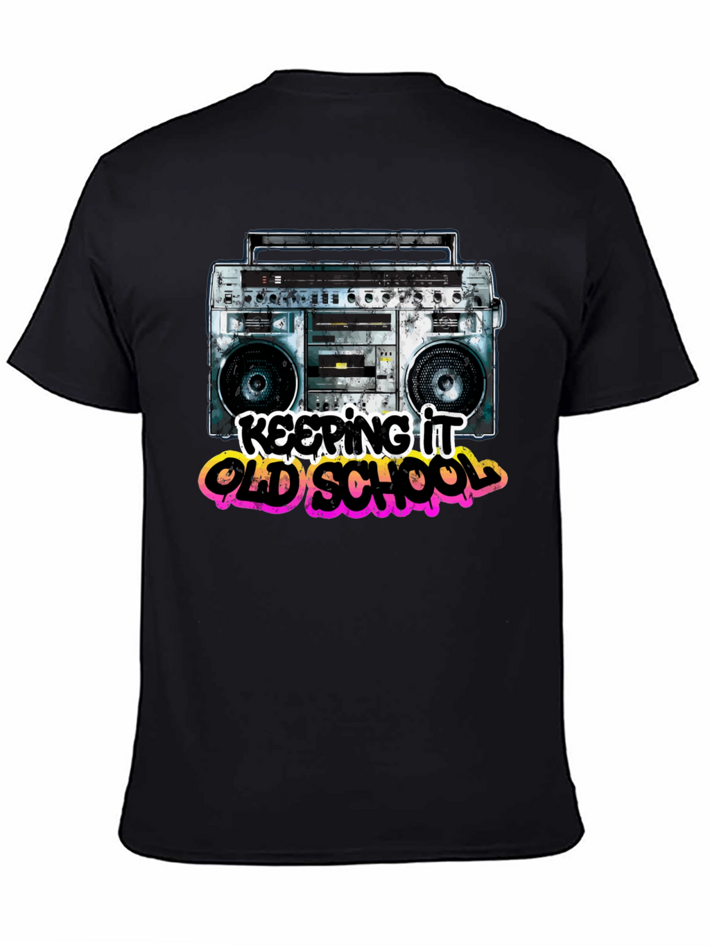 Retro Boombox T-Shirt - Keeping it Old School