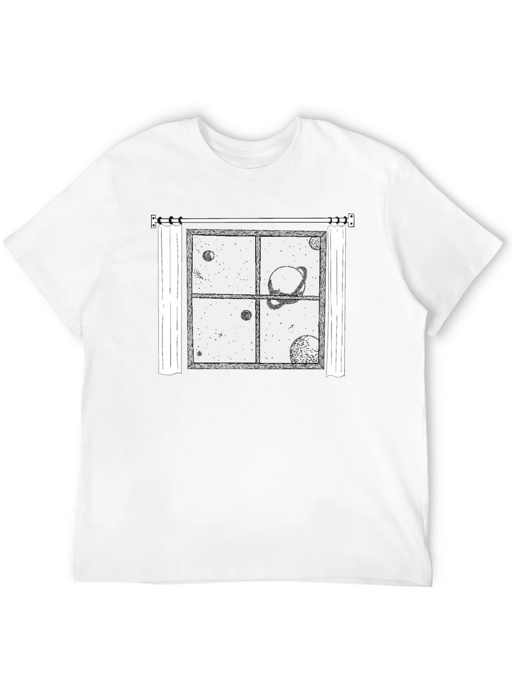 Space Window Graphic T-Shirt