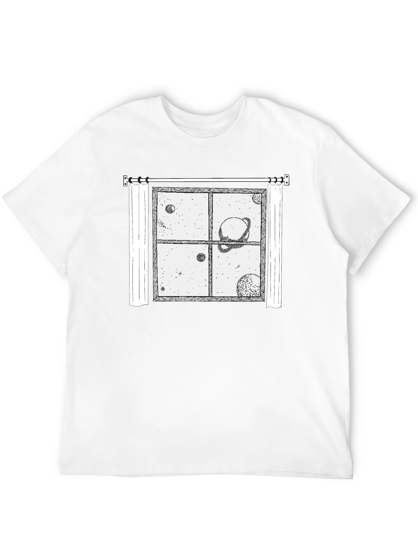 Space Window Graphic T-Shirt