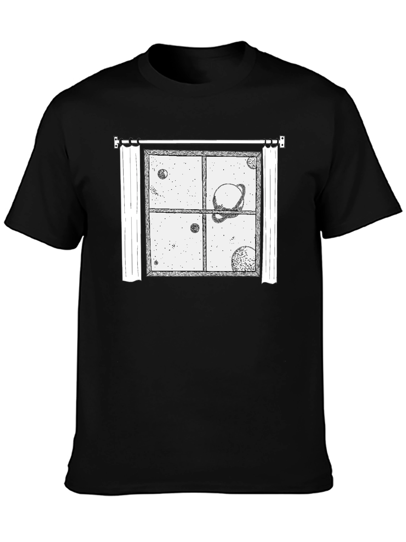 Space Window Graphic T-Shirt