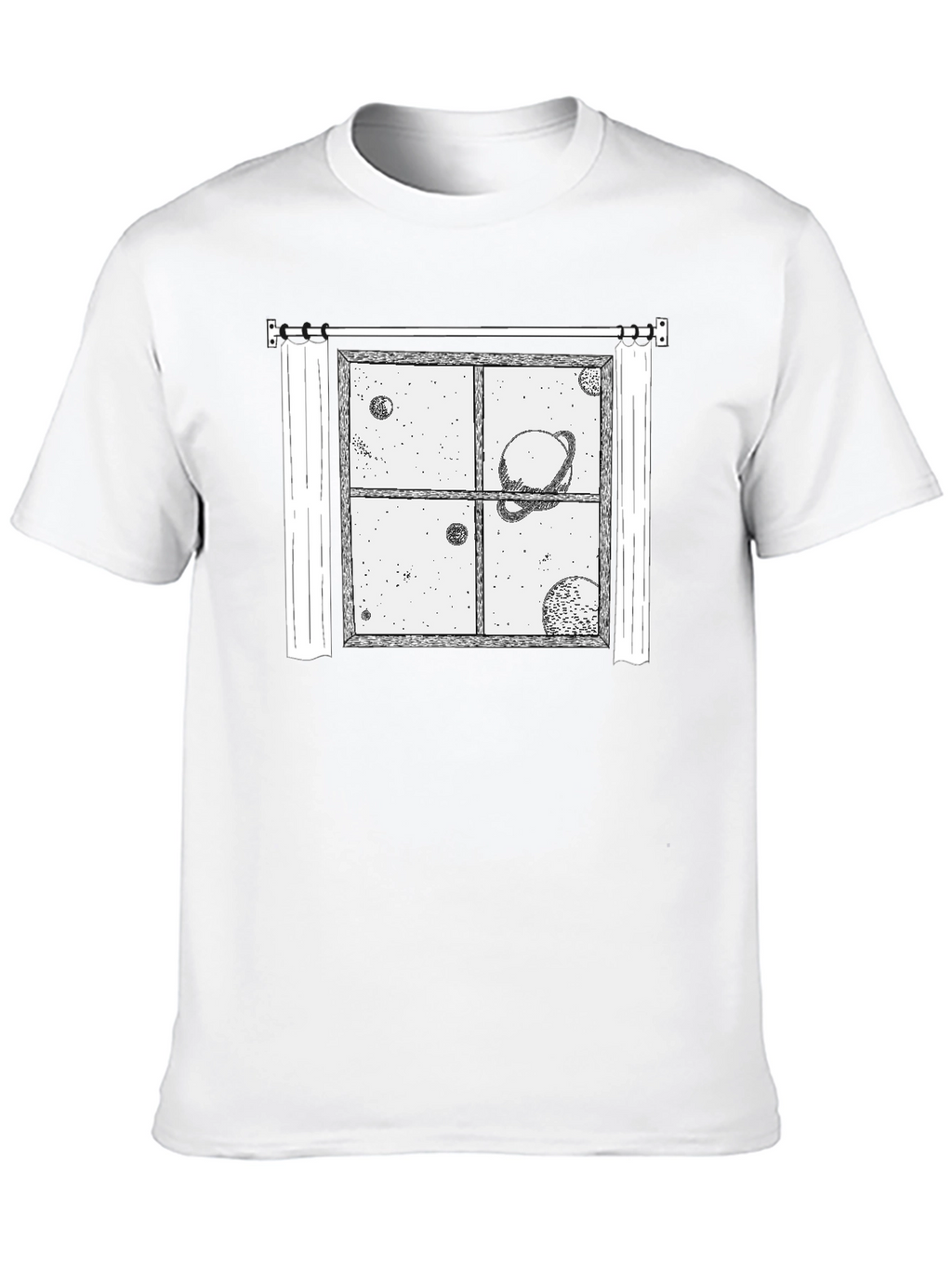 Space Window Graphic T-Shirt
