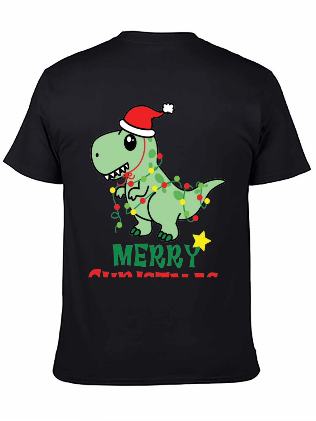 Festive Dinosaur Christmas T-Shirt