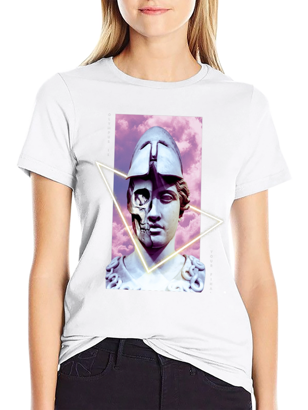 Olympus Final Black Graphic Tee