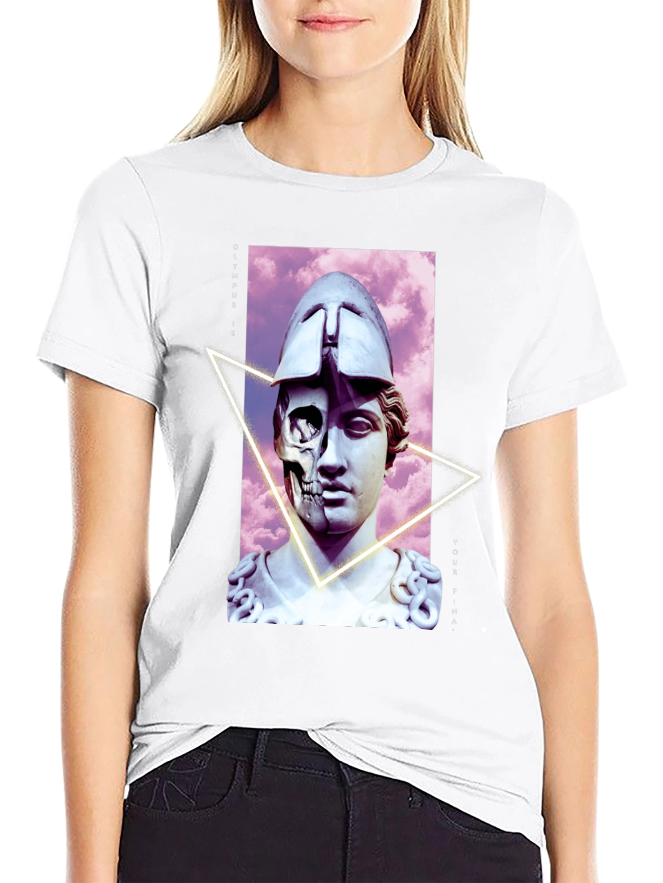 Olympus Final Black Graphic Tee