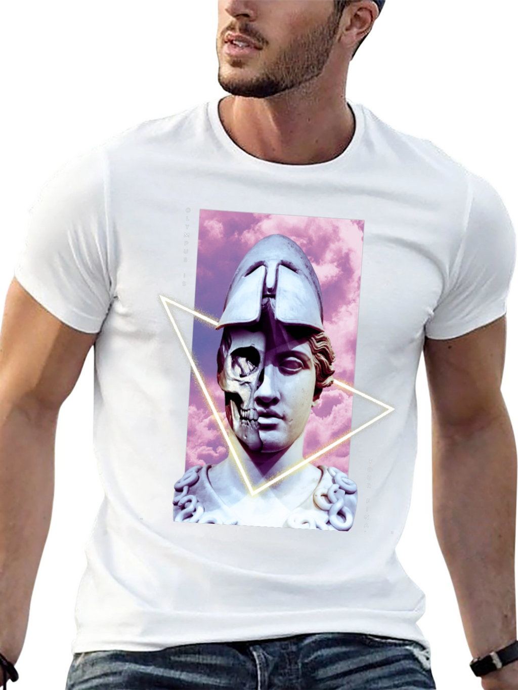 Olympus Final Black Graphic Tee
