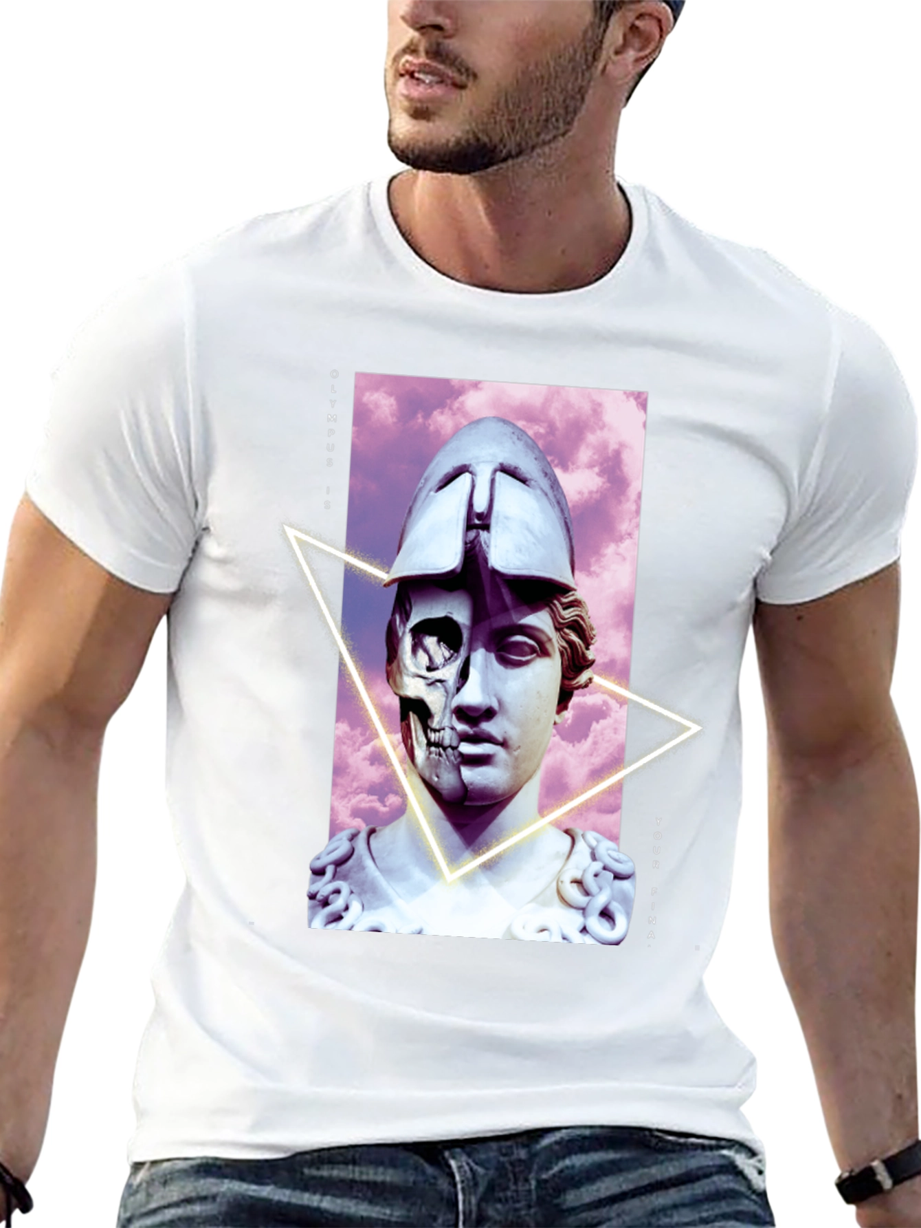 Olympus Final Black Graphic Tee