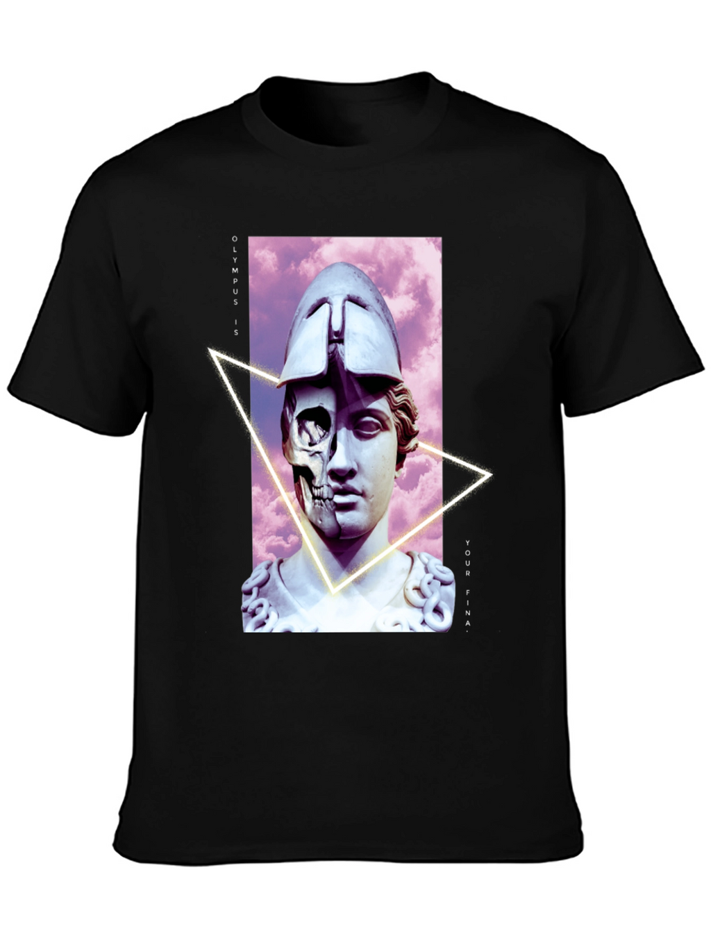 Olympus Final Black Graphic Tee