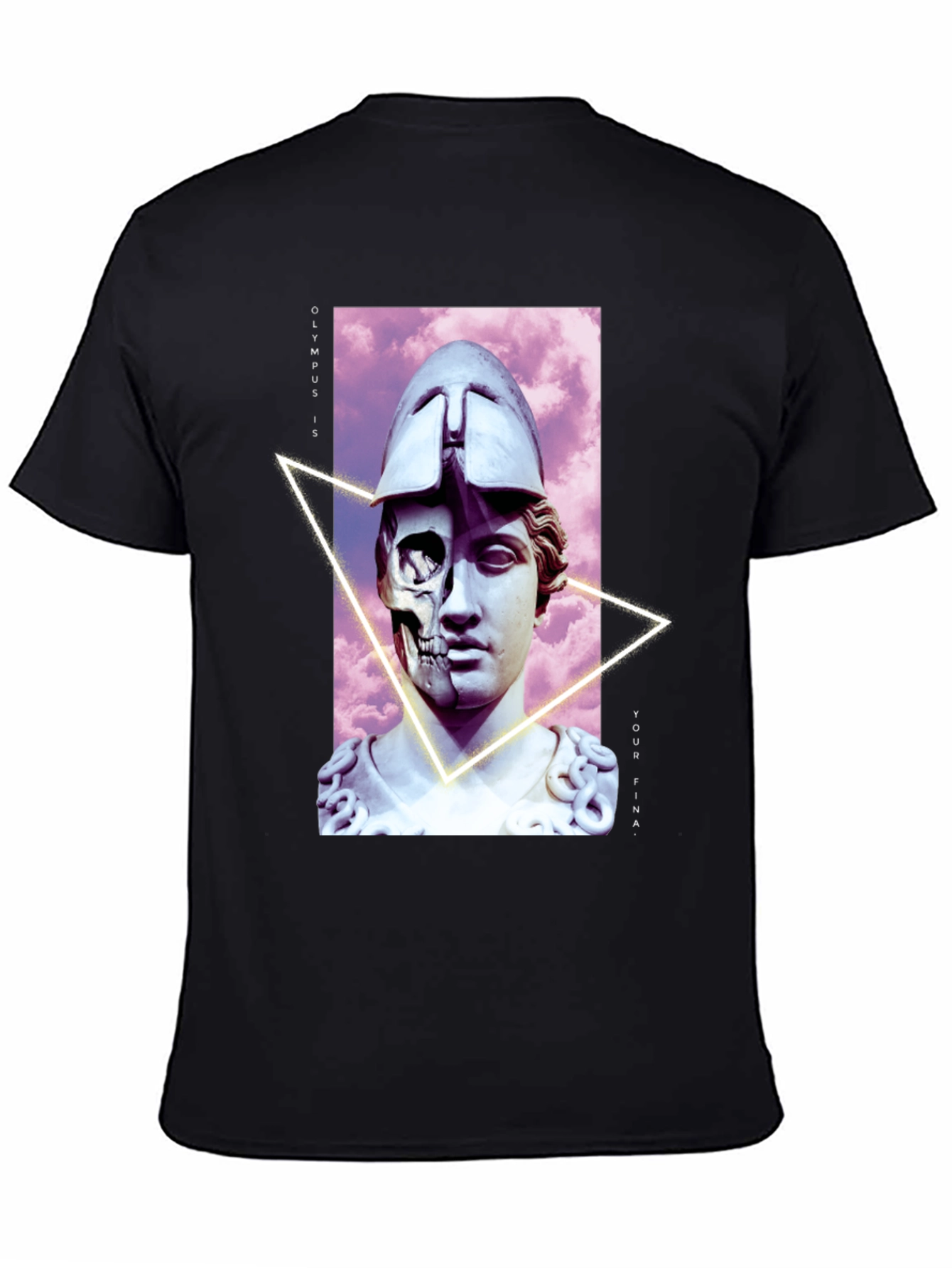 Olympus Final Black Graphic Tee
