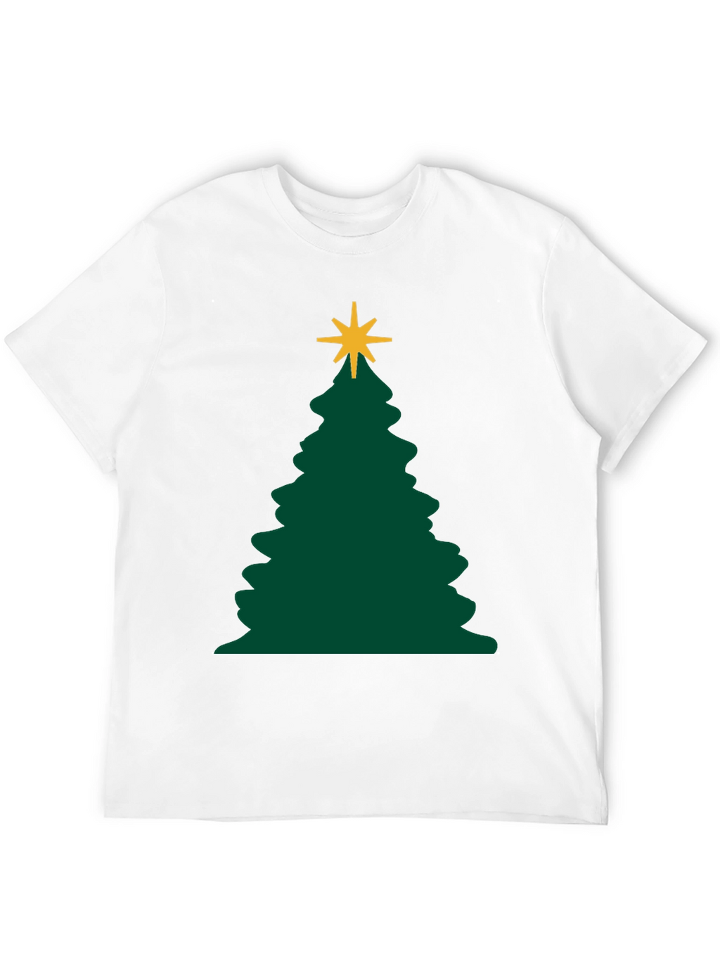 Christmas Tree Graphic Tee - Holiday Apparel