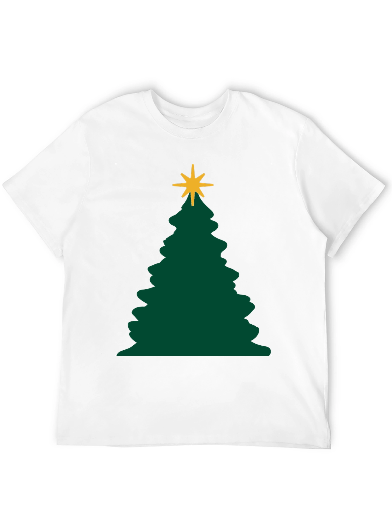 Christmas Tree Graphic Tee - Holiday Apparel