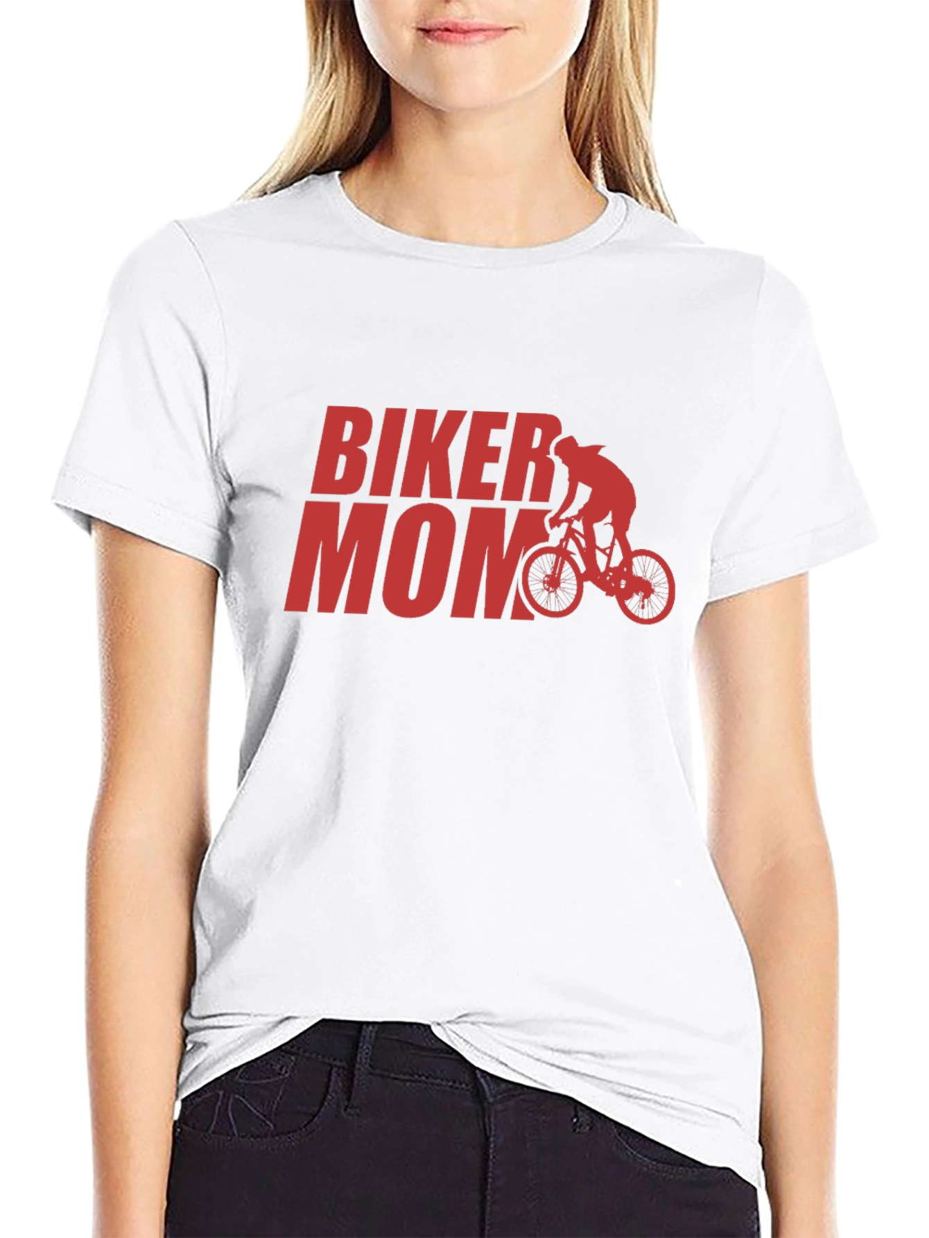 Biker Mom T-Shirt - Cycling Love