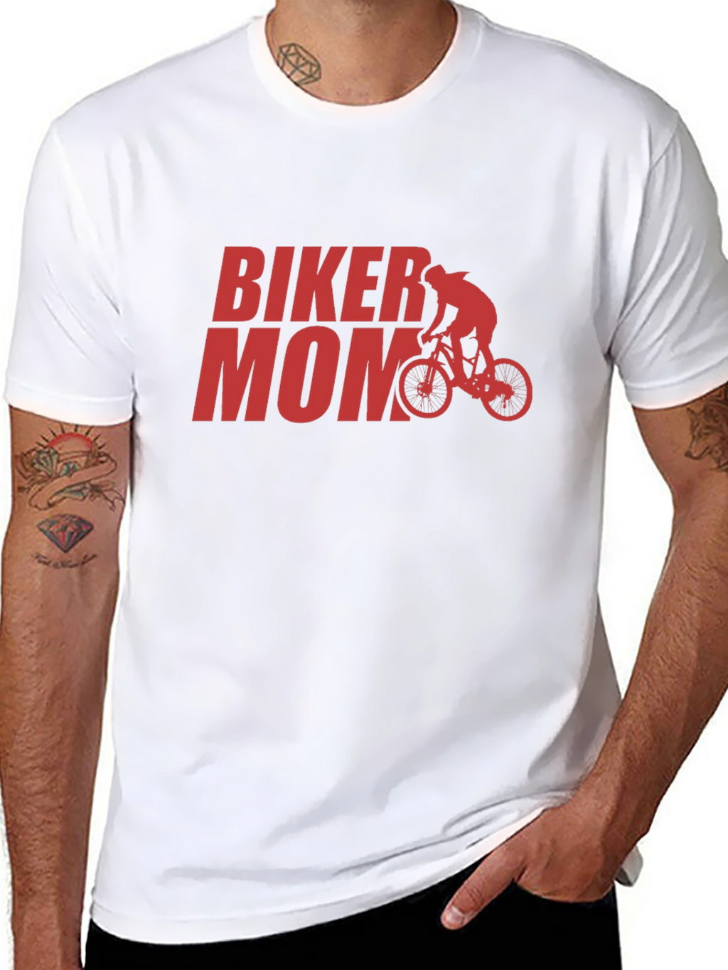 Biker Mom T-Shirt - Cycling Love