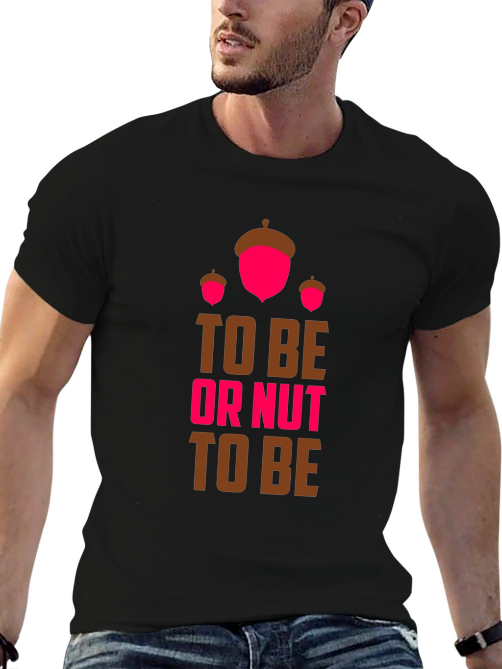 To Be Or Nut To Be Graphic Tee