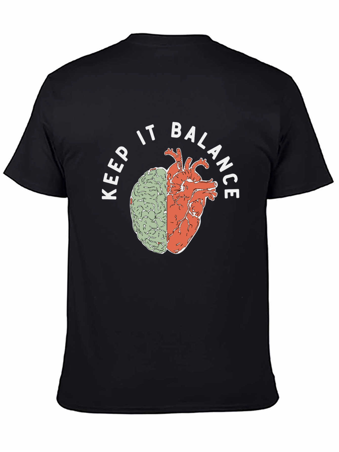 Keep It Balance Brain Heart T-Shirt